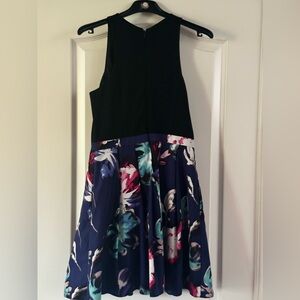 Halter dress with flowers